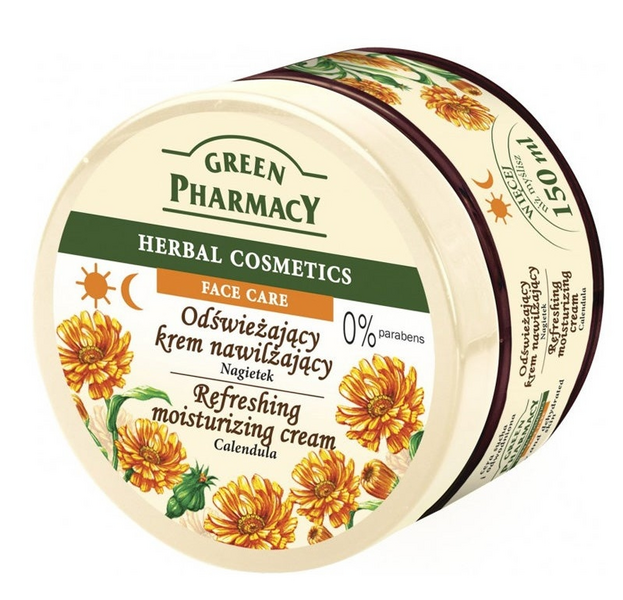 Greenpharmacy Crema Facial Refrescante con Caléndula 150 ml