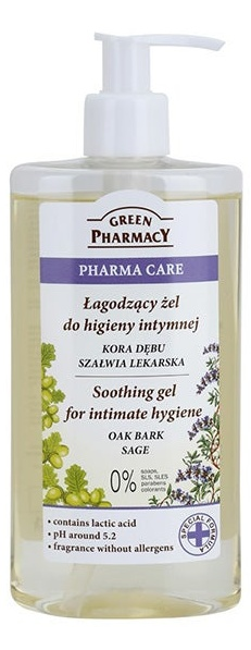 Greenpharmacy Gel Higiene Íntima con Roble y Salvia 300 ml