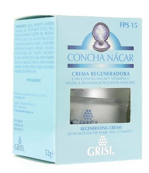 Grisi Crema Facial Despigmentante Concha Nacar FPS15 60ml