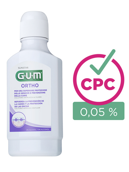 Gum Ortho Colutorio Antiplaca 300 ml