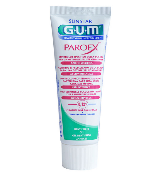Gum Sunstar Paroex Tratamiento Gel Dentífrico 75 ml