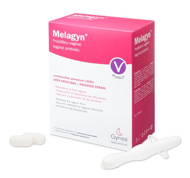 Gynea Melagyn Probiótico Vaginal 7 Comprimidos Vaginales