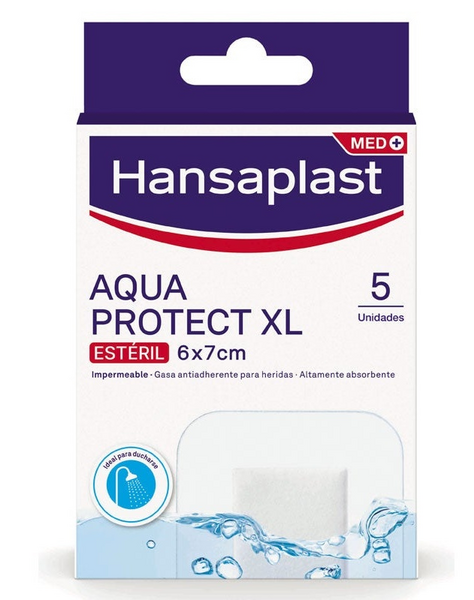 Hansaplast Aqua Protect XL Apósito Antibacteriano 5 uds