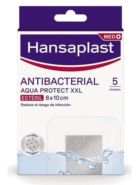Hansaplast Aqua Protect XXL 8x10 cm 5 Uds