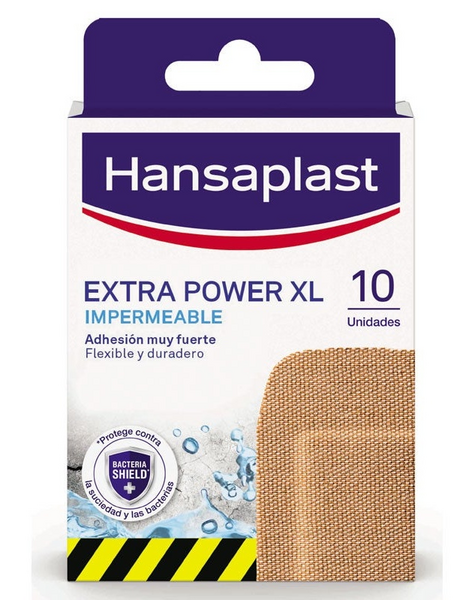 Hansaplast Extra Fuerte XL 10 uds