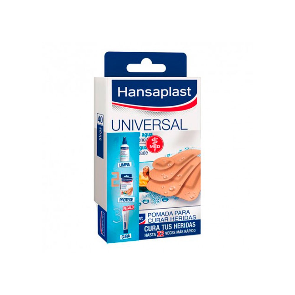 Hansaplast Universal Resistente al agua 40 unidades