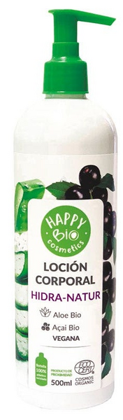 Happy Bio Loción Corporal Açai & Aloe 500 ml