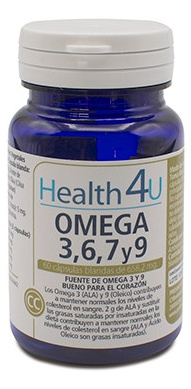 Health 4U Omega 3, 6, 7 y 9 60 Cápsulas