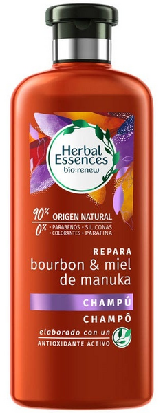 Herbal Essences Champú Repara Bourbon y Miel de Manuka 400 ml