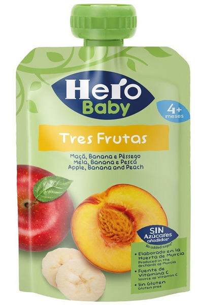 Hero Baby Bolsita 3 Frutas +4m 100 gr