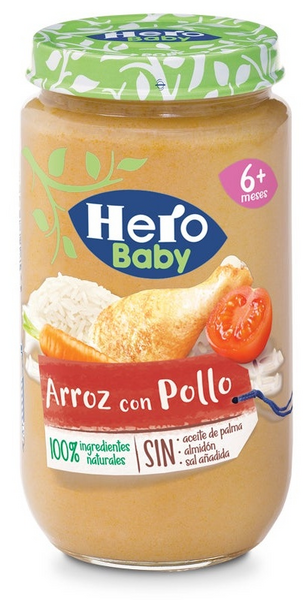 Hero Baby Tarrito de Arroz con Pollo 235 gr