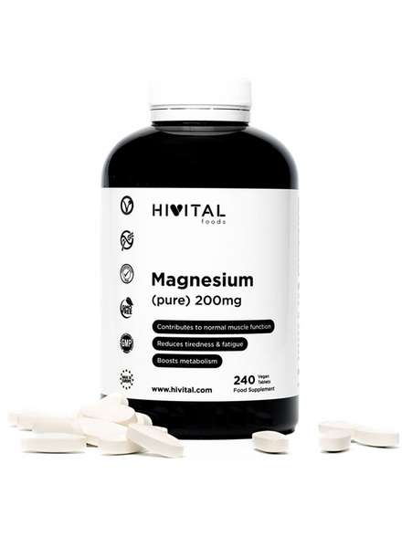 Hivital Magnesio Puro 240 Comprimidos 200 mg