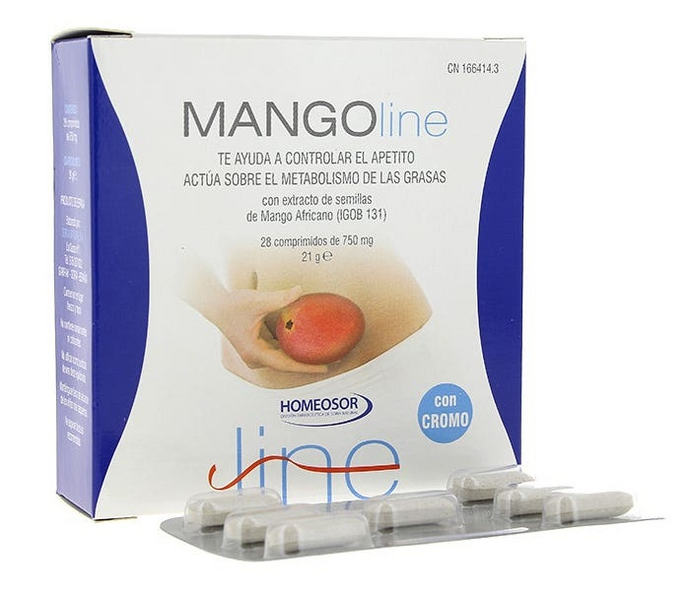 Homeosor Mangoline Complemento Alimenticio 28 comprimidos