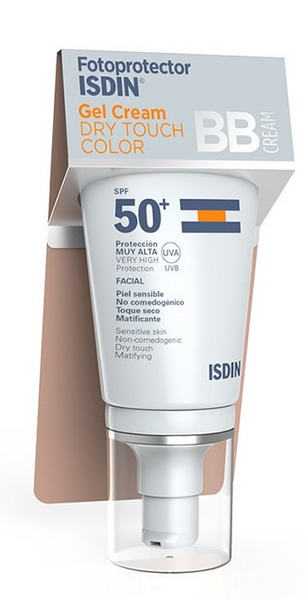 Isdin Fotoprotector Gel Cream Dry Touch Color 50 ml