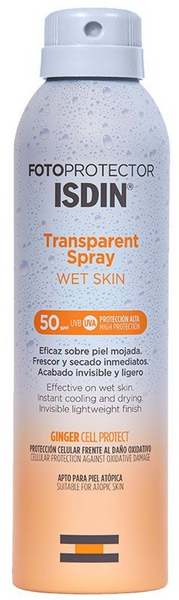 Isdin Fotoprotector Wet Skin Spray Transparente SPF50 250 ml