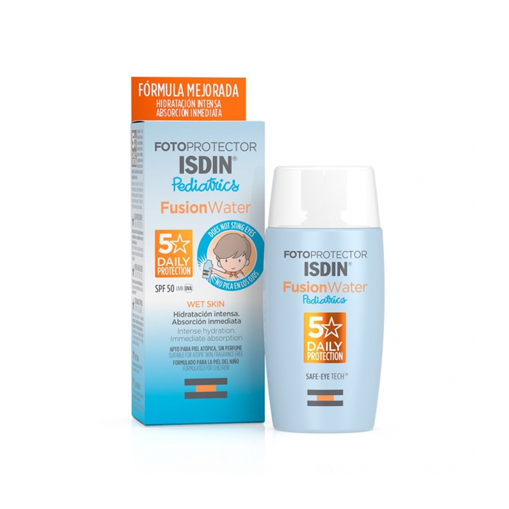 ISDIN PEDIATRICS Fotoprotector Fusion Water SPF50+ 50 ml