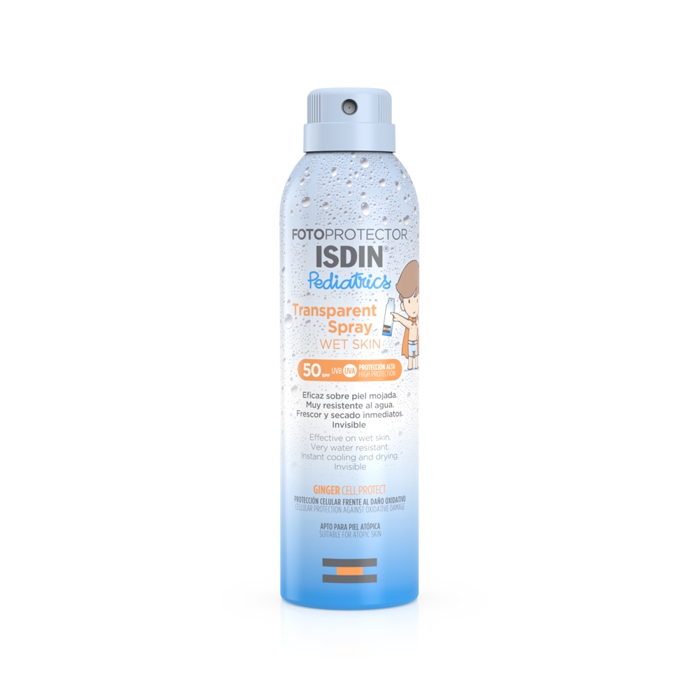 ISDIN Pediatrics Fotoprotector Transparent Spray Wet Skin SPF50 250ml