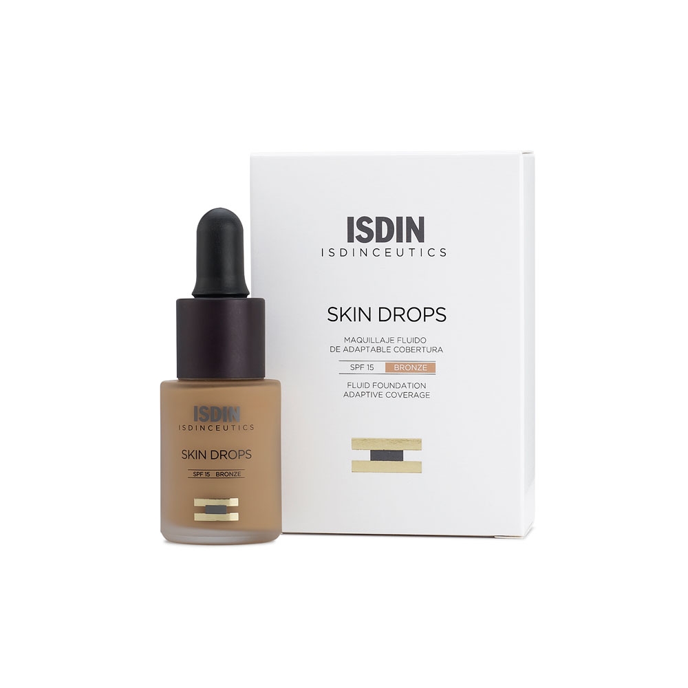 Isdinceutics Skin Drops Maquillaje Fluido Bronze 15ml