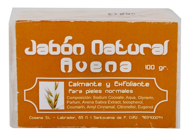 Jabon Natural de Avena 100 gr
