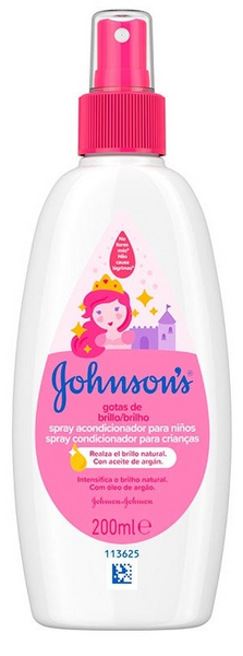 Johnson's Baby Acondicionador Spray Gotas de Brillo 200 ml