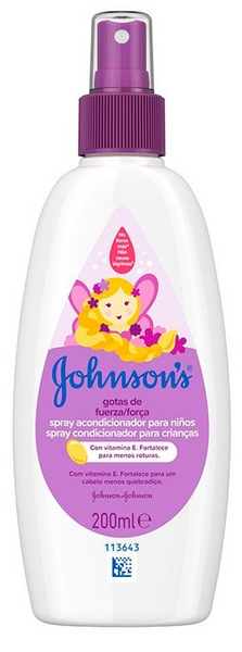 Johnson's Baby Acondicionador Spray Gotas de Fuerza 200 ml
