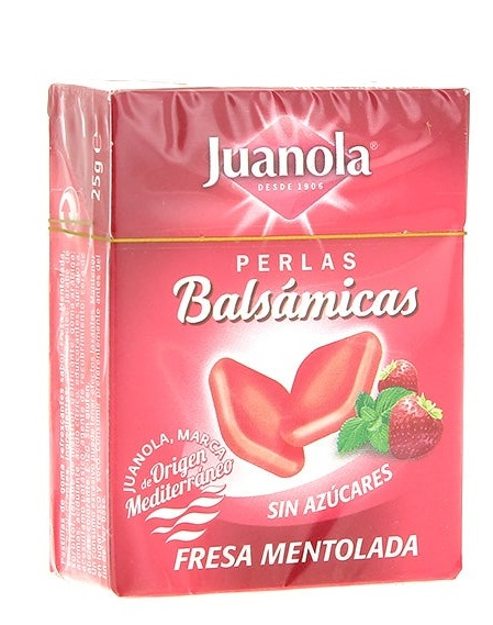 Juanola Perlas Balsamicas Fresa Mentolada 25 gr