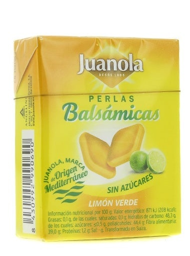 Juanola Perlas Balsamicas Limon Verde 25 gr