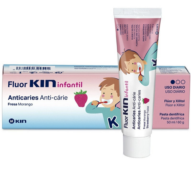 Kin Fluor Infantil Pasta dentífrica de 2 a 6 años 100 ml