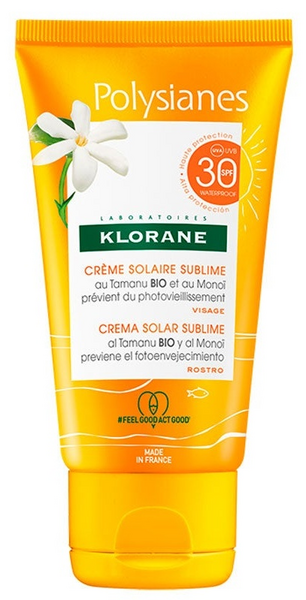 Klorane Polysianes Crema Solar Sublime SPF30 Rostro 50 ml