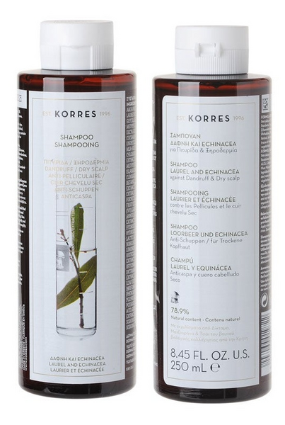 Korres Champú Anticaspa Laurel y Echinacea 250 ml