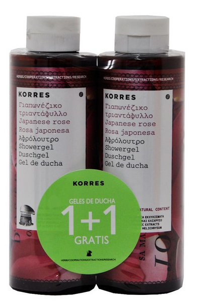 Korres Rosa Japonesa Gel De Ducha 2x250 ml
