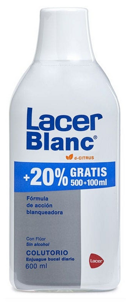 Lacer Blanc Colutorio Citrus 600 ml (+20% gratis)
