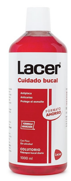 Lacer Colutorio Anticaries y Antiplaca 1000 ml