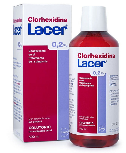 Lacer Colutorio Clorhexidina 0,20% 500 ml