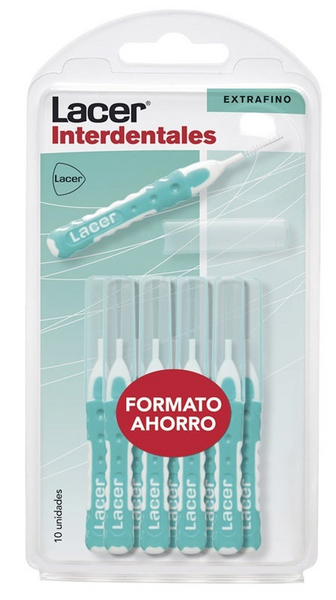 Lacer Interdentales Extrafino Recto 10 uds