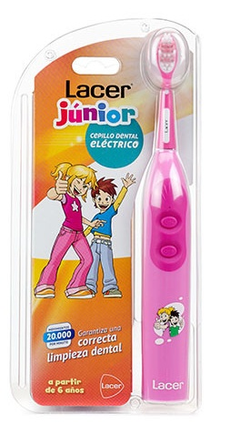 Lacer Junior Cepillo Eléctrico Recargable Rosa 1 ud