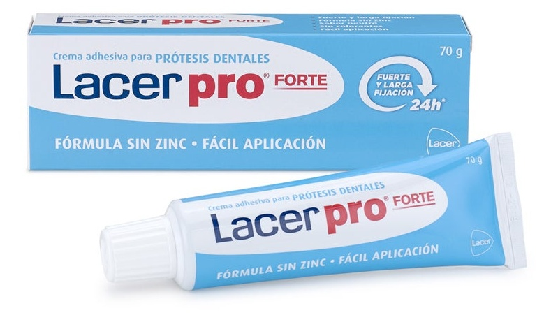 Lacer Pro Forte Crema Adhesiva Protesis Dentales 70 gr