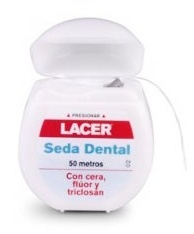 Lacer Seda Dental Cera y Flúor 50 metros