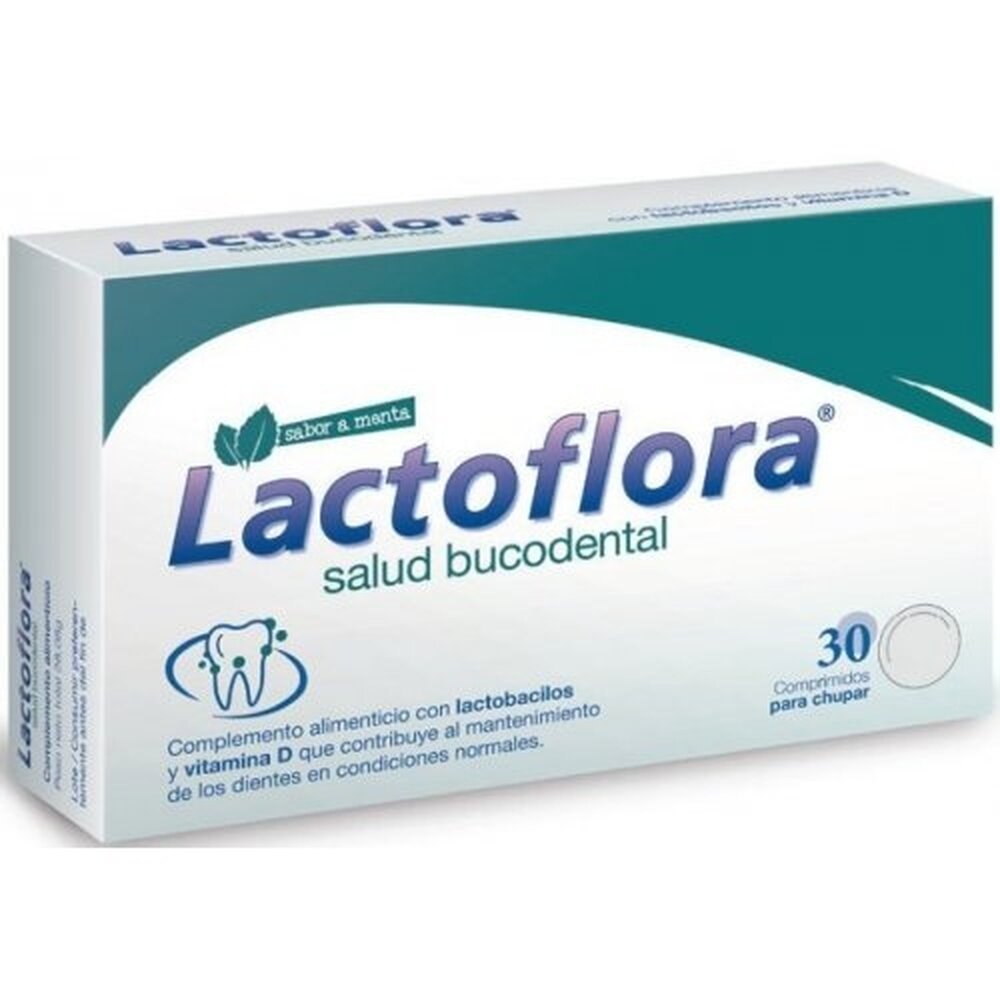Lactoflora Salud Bucodental menta 30 Comprimidos