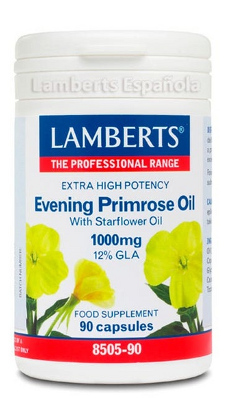 Lamberts Aceite de Primula Extra Alta Potencia con Borraja 1000mg 90 Comprimidos