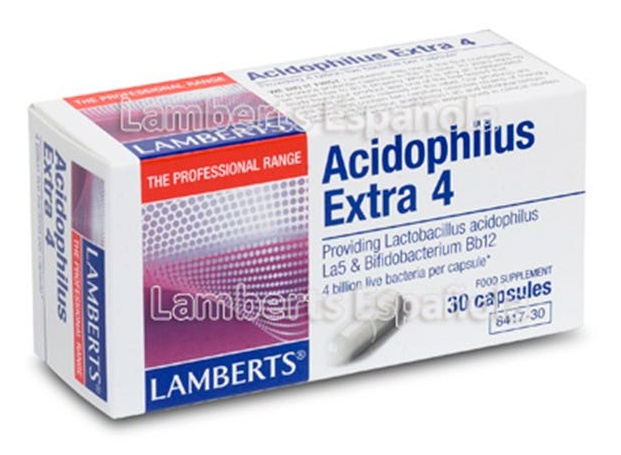 Lamberts Acidophilus Extra 4 30 Comprimidos