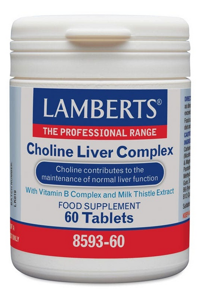 Lamberts Choline Liver Complex 60 Tabletas