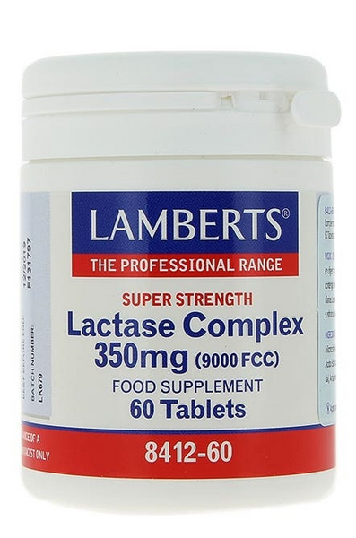 Lamberts Complejo de Lactasa 9000FCC 60 Comprimidos