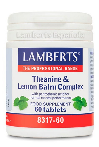 Lamberts Complejo de Teanina y Bálsamo de Limón 60 Comprimidos