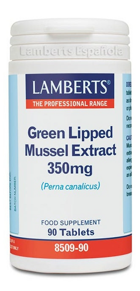 Lamberts Extracto de Mejillón de Labio Verde 350mg 90 Comprimidos