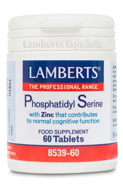 Lamberts Fosfatidil Serina 100mg con Zinc 60 Comprimidos