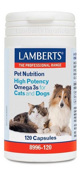 Lamberts Pet Nutrition Omega 3 120 Comprimidos