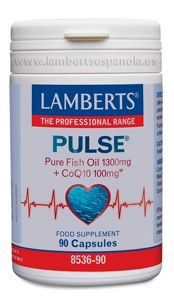 Lamberts Pulse Omega 3 y Coenzima Q10 90 Cápsulas