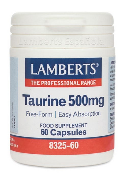 Lamberts Taurina 500mg 60 Comprimidos