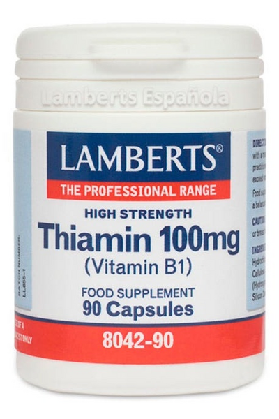 Lamberts Tiamina 100mg (Vit B1) 90 Comprimidos